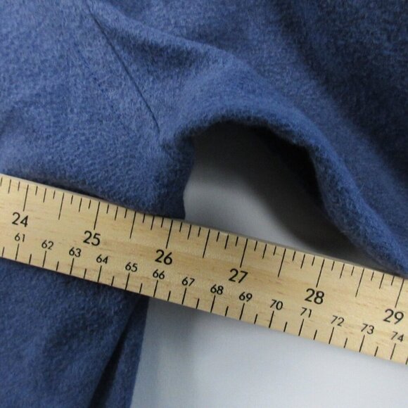 Vineyard Vines Crosby Flannel Shirt Men XXL Blue Button Down Elbow Patch 566 - Picture 8 of 10